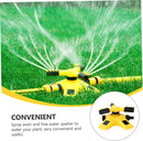 Garden Sprinkler - Lawn Sprinkler - Water Sprinkler - Garden Irrigation - Garden Sprinkler - Circular Sprinkler - Automatic Watering System - 360 Degree Rotation - Irrigation System - Garden Irrigation - Yellow and Black - 1 Piece