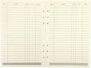 Notebook Refill A5 - Ring Binder Paper 6 Holes - Agenda Refill - Bullet Journal Paper - Refillable Notepad - Writing Paper - Planner Inserts - Office Supplies - School Supplies - Keeping Track of Finances -Budget Planner - White - 5 Pieces