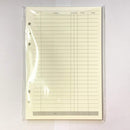 Notebook Refill A5 - Ring Binder Paper 6 Holes - Agenda Refill - Bullet Journal Paper - Refillable Notepad - Writing Paper - Planner Inserts - Office Supplies - School Supplies - Keeping Track of Finances -Budget Planner - White - 5 Pieces
