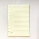 Notebook Refill A5 - Ring Binder Paper 6 Holes - Agenda Refill - Bullet Journal Paper - Refillable Notepad - Writing Paper - Planner Inserts - Office Supplies - School Supplies - Summary Making -Cornell Method - White - 5 Pieces