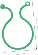 Plant clips - Plant binders - Binding clips - Garden clips - Plant rings - Mounting clips - Plant supports - Vegetable garden accessories - Growing supplies - Climbing plants - Guides - Garden articles - Green - 100 pieces