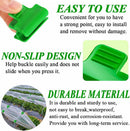 Greenhouse Clamps - Foil Clips - Pipe Clamps 16mm - Greenhouse Clips - Greenhouse Mounting - Tunnel Arch Clips - Vegetable Garden Accessories - Greenhouse - Fleece Cloth Holders - Bird Net Clamp - Insect Mesh Mounting - Garden Supplies - Plastic - Green -