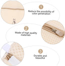 Laundry Bags - Laundry Bag Set - Laundry Net - Laundry Nets - Bra Wash Bag - Lingerie Wash Bag - Clothing Protection - Washing Machine - Protection - Organizer - Travel Organizer - Mesh - Fine Mesh - Honeycomb - Luxury - Embroidery - Beige - Set of 6