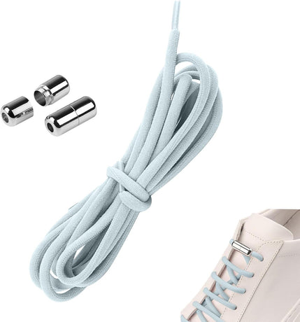 Elastic laces - Speed laces - No tie laces - Running laces - Elastic shoelaces - Lazy laces - Sports laces - Sneakers laces - Metal closure - No tying - Neon laces - White Black Neon - 3 Pairs