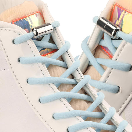 Elastic laces - Speed laces - No tie laces - Running laces - Elastic shoelaces - Lazy laces - Sports laces - Sneakers laces - Metal closure - No tying - Neon laces - White Black Neon - 3 Pairs