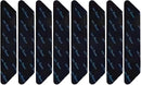 Carpet stoppers - Anti-slip mat - Rug grippers - Rug stopper - Anti-slip stickers - Rug fixer - Sofa cover stopper - Carpet undermat - Stair mat stopper - Self-adhesive - XL Grippers - Black - 8 Pieces