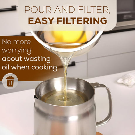 Deep fryer with basket - Stainless steel deep fryer - Kitchen accessories - Oil pan - Induction pan - Deep fryer - Pasta pan - Kitchen utensils - Stainless steel pot - Mini deep fryer - Cooking accessories - Deep fryer - Oil can - Kitchen utensils - 1.5L