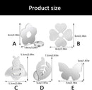 Tablecloth clips - Tablecloth weights - Magnetic clips - Tablecloth holder - Garden accessories - Picnic accessories - Windstopper tablecloth - Table accessories - Outdoor dining - Magnetic weight - Bee design - Silver - 8 pieces
