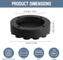 Washing machine vibration dampers - Washing machine feet - Anti-vibration pads - Appliance accessories - Sound dampener - Washing machine riser - Anti-slip mat - Dryer accessories - Vibration damper - Floor protection - Washing machine damper - Black - 4