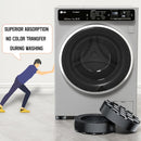 Washing machine vibration dampers - Washing machine feet - Anti-vibration pads - Appliance accessories - Sound dampener - Washing machine riser - Anti-slip mat - Dryer accessories - Vibration damper - Floor protection - Washing machine damper - Black - 4
