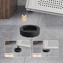 Washing machine vibration dampers - Washing machine feet - Anti-vibration pads - Appliance accessories - Sound dampener - Washing machine riser - Anti-slip mat - Dryer accessories - Vibration damper - Floor protection - Washing machine damper - Black - Pa