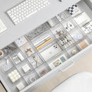 Drawer dividers with clips - Drawer organizer - Storage system - Adjustable drawer divider - Desk organizer - Kitchen drawer organizer - Make-up organizer - Drawer division - Sock organizer - Underwear organizer - Storage box drawer - 2mm - Transparent -