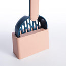Cat Litter Scoop - Cat Litter Scoop - Cat Litter Scoop - Cat Litter Scoop - Cat Litter Accessories - Cat Litter Scoop with Holder - Cat Toilet Cleaning - Cat Litter Sieve - Cat Litter Scoop - Pet Supplies Cats - Sturdy Plastic Scoop - Blue - 1 Piece