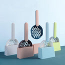 Cat Litter Scoop - Cat Litter Scoop - Cat Litter Scoop - Cat Litter Scoop - Cat Litter Accessories - Cat Litter Scoop with Holder - Cat Toilet Cleaning - Cat Litter Sieve - Cat Litter Scoop - Pet Supplies Cats - Sturdy Plastic Scoop - Gray - 1 Piece
