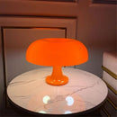 Mushroom Table Lamp LED Room Decoration Orange, 22 x 33 cm