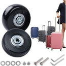 2 Pcs Suitcase Replacement Wheels Rubber Luggage Repair Kit, 45 x 18 mm