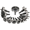 13 Pcs Metal Hole Saw Set Tungsten Steel Cutting Tool Kit, 16-53 mm