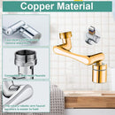 Faucet Aerator 1440 Degree Swivel Extension 2 Water Modes Universal Brass Diffuser, 20 22 24 mm