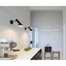 Modern Wall Light with Switch Adjustable E27 Reading Lamp Black