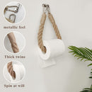 Hemp Rope Towel Holder Vintage Toilet Paper Holder with Screws