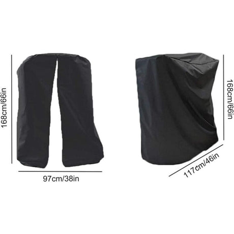 Folding Treadmill Cover with Zipper Dustproof Protective Cover, 46 x 38