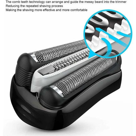 Electric Shaver Replacement Head 32B Compatible with Braun Series 3 300S 301S 310S
