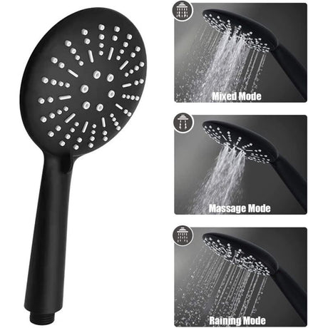 High Pressure Shower Head 3 Spray Modes with Hose, 1.5 m