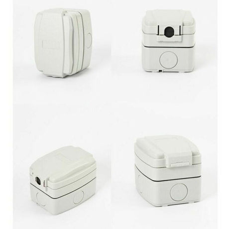 IP66 Waterproof Outdoor Wall Socket Dustproof Single Socket
