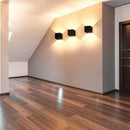 3 Pack 12W LED Wall Lights Adjustable Beam Angle IP65 Waterproof 2700-3000K Warm White