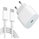 20W USB C Charger with Type C Cable Compatible with iPad Pro iPad Air iPad Mini 6 and Galaxy S21 S20 S10, 2 m 12.9 11 inch