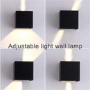 12W LED Wall Light 3000K Adjustable Beam Angle IP65 Waterproof Warm White