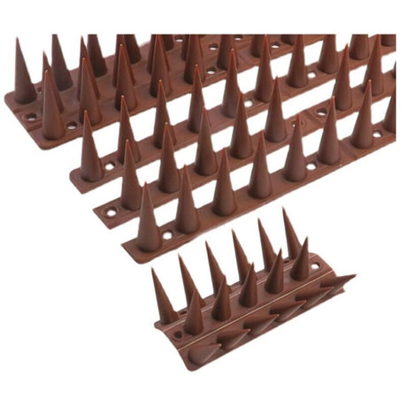 12 Pcs Anti Pigeon Spikes Bird Deterrent Strips, 5.4 m