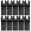 10 Pcs High Carbon Steel Saw Blades, 34 mm