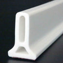 Foldable Shower Barrier Water Retention Dam White, 1 m