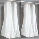 1 Pc Wedding Dress Dust Cover Breathable Non Woven Fabric White, 180 cm