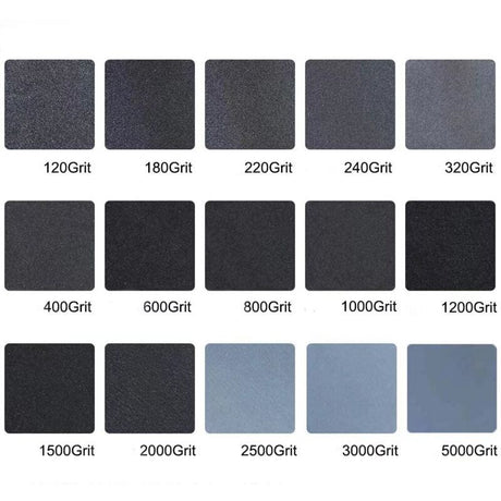 10 Pcs 2000 Grit Sandpaper Dry or Wet Abrasive Sheets, 9 x 3.6 in