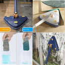 Dust Mop 360 Degree Rotating Floor Mop with 5 Cloths Blue