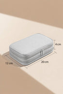 Cable Organizer Bag Grey – Travel & Storage Accessories – Compact & Portable – Water-Repellent – For Cables & Electronics