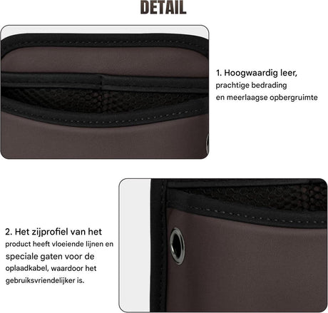 Car storage bag - 18*15*5.5 cm - Car storage bag - Storage - Universal car storage bag - Self-adhesive storage bag - Car essentials - Universal storage accessories for the car seat holder