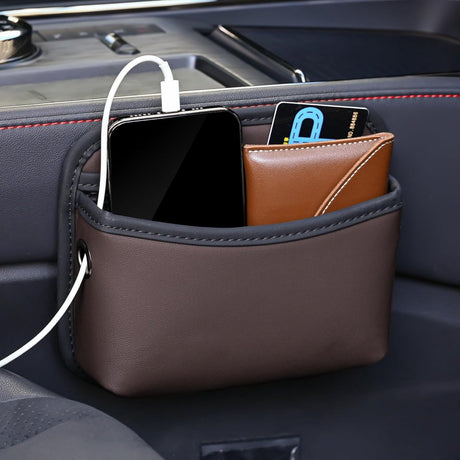 Car storage bag - 18*15*5.5 cm - Car storage bag - Storage - Universal car storage bag - Self-adhesive storage bag - Car essentials - Universal storage accessories for the car seat holder
