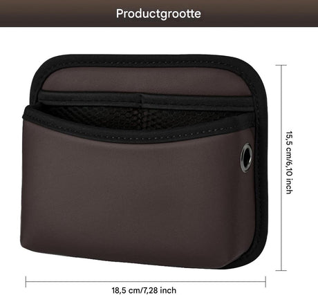 Car storage bag - 18*15*5.5 cm - Car storage bag - Storage - Universal car storage bag - Self-adhesive storage bag - Car essentials - Universal storage accessories for the car seat holder