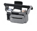 Universal storage bag for stroller - with drink holder - cup holder - stroller storage accessories - large capacity stroller bag