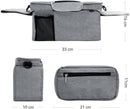 Universal storage bag for stroller - with drink holder - cup holder - stroller storage accessories - large capacity stroller bag