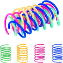 Cat Feather Sniffing Pack - Colored - 6 pieces | Cat Toys - Spring - Cat Toys - Springs - Cat Toy - Toys for Cats - Play Feather - Kittens
