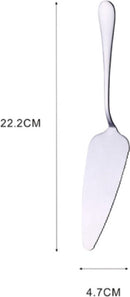 Cake Peel | Pizza Peel | Cake Cutter | Pizza Cutter | With Serrated Edge | Stainless Steel | Bronze