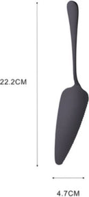 Cake Peel | Pizza Peel | Cake Cutter | Pizza Cutter | With Serrated Edge | Stainless Steel | Bronze