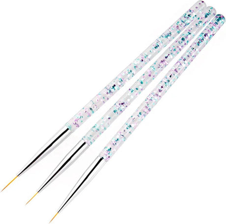 Nail Art Pens Set of 3 | Nail Brushes | GOLD