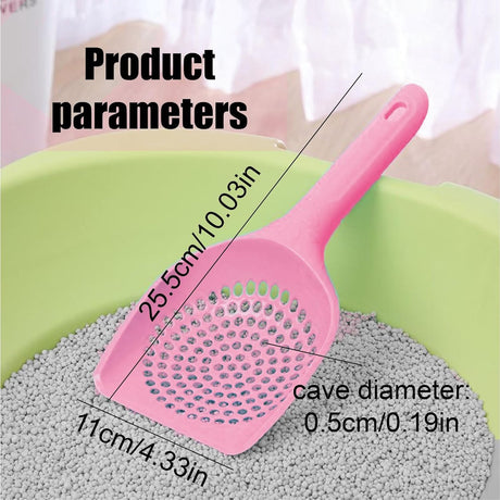 Cat Litter Scoop | Poop Scoop | 25 CM | Small Holes | BLUE