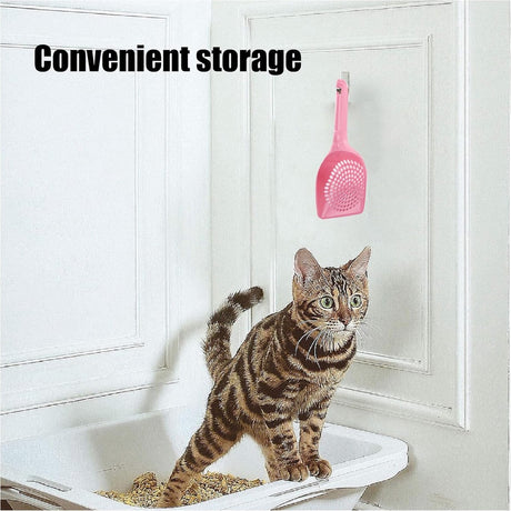 Cat Litter Scoop | Poop Scoop | 25 CM | Small Holes | BLUE