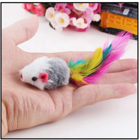 10x Plush Toy Mouse | Cat Toys | Toy Mice | Play Mouse